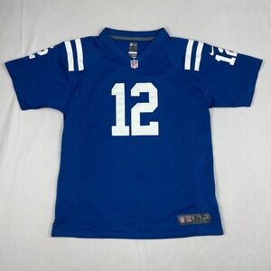 Andrew Luck Indianapolis Colts #12 Football‎ Home Jersey Blue Youth XL